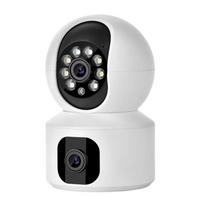 Valdoma+fiksuota WIFI IP kamera žmonių detekcijos funkcija Pyramid PYR-SH400XDD, 2X1080p, mikrofonas, WIFI, MicroSD jungtis, iCsee app
