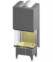 Židinio kapsulė Spartherm Arte 3RL-60h-4S su pakeliamomis durelėmis, 13kW