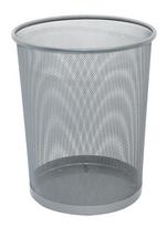 Metalinė šiukšlių dėžė, 19 l, sidabrinė