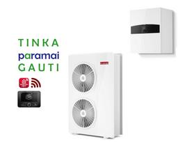 Šilumos siurblys Oras-Vanduo Ariston Nimbus R32, Plus, 120 S T Net 13.87 kW Φ3, su Wi-Fi