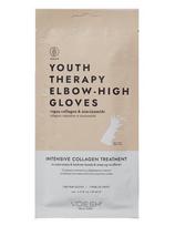 Voesh kaukė rankoms su koalogenu, taukmedžio sviestu ir niacinamidu Voesh Youth Therapy Elbow High Gloves 1pora iki alkūnių
