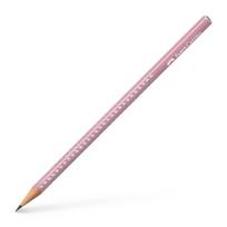 Pieštukas Faber-Castell Sparkle HB, rausvos spalvos korpusas