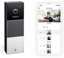 Ecost prekė po grąžinimo Netatmo ndbde išmanusis vaizdo durų skambutis su fotoaparatu, WiFi