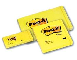 Lipnūs lapeliai 3M Post-it, 51 x 76 mm, geltonos spalvos, 12 vnt./pak.