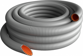 EVOEL FMs-OH-SMART 16mm/50m Halogen free corrugated pipe, light-grey 1030601650002C08002 | 4752053008583
