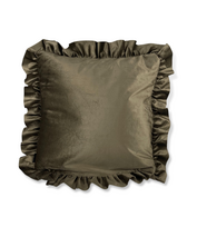 Dekoratyvinių pagalvių užvalkalai „Green Ruffle“ 1 vnt. (40x40 cm)