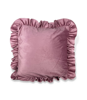 Dekoratyvinių pagalvių užvalkalai „Pink Ruffle“ 1 vnt. (40x40 cm)