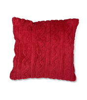 Dekoratyvinių pagalvių užvalkalai „Red Jacquard“ 1 vnt. (40x40 cm)