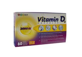 Vitaminas D3 50µg (2000 TV) kapsulės ABC VIT, N60