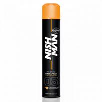 Nishman Ultra Strong Hold Hairspray 05 Labai stiprios fiksacijos plaukų lakas, 400ml