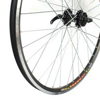 Priekinis ratas 26" juodas dvigubas Stars Circle ratlankis, Guli stebulė 36H V-brake