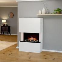 GLOW FIRE TUCHOLSKY Cassette 600 WHITE pastatomas vandens garų elektrinis židinys