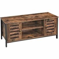 TV spintelė "rustic" stiliaus su lentyna ir durelėmis | 40 x 110 cm