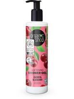 ORGANIC SHOP Minkštinanti dušo želė su vyšnių ir mėlynių ekstraktais, 280 ml
