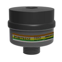ABEK2P3 kombinuotas filtras su universalia jungtimi Portwest P976