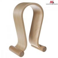Maclean Headphones Stand Wooden Light Oak MC-815O