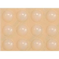 Padukai baldams silikoniniai 13 mm 12 vnt. bespalviai 74912