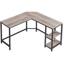 Industrinis rašomasis darbo stalas kampinis | 138 x 138 cm | Ruda