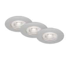 Briloner - KOMPLEKTAS 3x LED pritemdomas vonios šviestuvas LED/4,9W/230V IP44