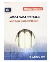 Mokyklinė kreida, apvali, 12 vnt., balta