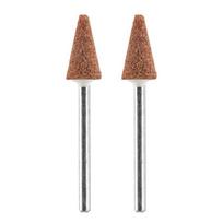 Šlifavimo akmenys RYOBI RAR505-2, 7,9 mm, kūgio formos, metalui šlifuoti ir galąsti, 2 vnt.