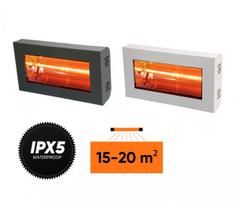 Halogeniniai infraraudonųjų spindulių šildytuvai VARMA V400/15X5B (balt.)
