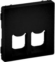 2 x RJ45 apdaila Valena Life Legrand 756422 (juoda)