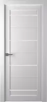Durų varčia MIKA baltos tekstūrinės spalvos, su matiniu stiklu, 800 x 2000 mm, universali