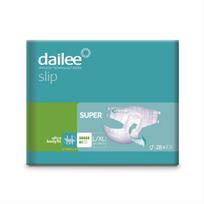 DAILEE SLIP SUPER, L/XL, sauskelnės suaugusiems, 120-160 cm, 28 vnt.
