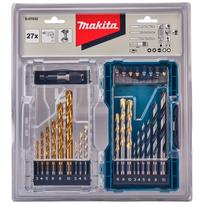 Grąžtų ir antgalių rinkinys 27 vnt. 10 pakelių E-07032-10 MAKITA