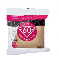 Popieriniai rudi filtrai Hario V60-03 kavinukui, 100 vnt.