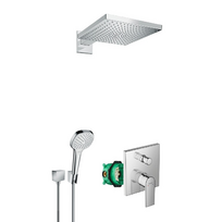 Hansgrohe Vernis Shape potinkinė dušo sistema chromo spalvos