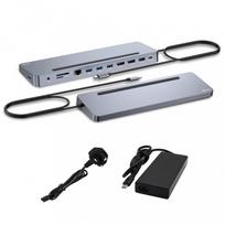 i-tec USB-C Metal Ergonomic 4K Triple Display Power Delivery 100W +