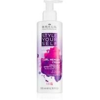 Brelil Professional Style YourSelf Curl Memory Cream šukuoseną pabrėžiantis kremas banguotiems ir garbanotiems plaukams 200 ml