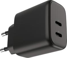 FoneKit 65W GaN mains charger, USB-C + USB-C, black (PD-545)