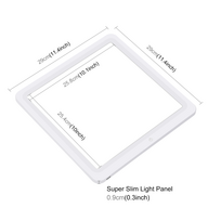 LED padėklas daiktų fotografavimui 29cm