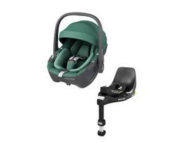 Automobilinė kėdutė Maxi cosi Pebble 360 Essential Green 0-13kg + Familyfix 360 izofix bazė