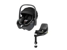 Automobilinė kėdutė Maxi cosi Pebble 360 Essential Black 0-13kg + Familyfix 360 izofix bazė