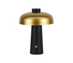 LED Pritemdomas įkraunamas stalinis šviestuvas LED/3W/5V 3000-6000K 1800 mAh juoda/auksas