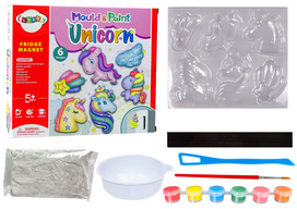 Kūrybinis rinkinys "Unicorn" magnetukams iš gipso gaminti