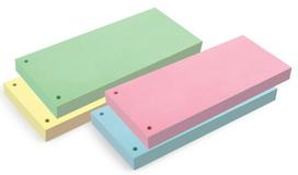 Skirtukai dokumentams FORPUS, 105x240mm, kartoniniai, 190gsm, 100vnt., mėlynos sp.