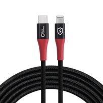 USB kabelis MicroConnect „Lightning“ į USB-C 1,5 m, juodas (MC-CLIGHTNING-SC)