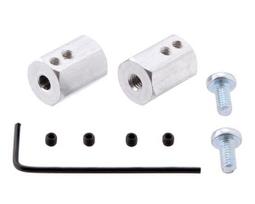 Pololu šešiakampis ratų adapteris 12mm/4mm - 2 vienetai