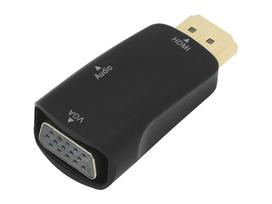 Konverteris HDMI kištukas - VGA lizdas + AUX 3.5mm