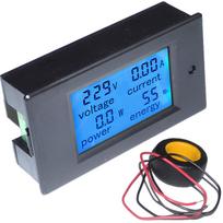 Multifunkcinis Volt/ampermetras 80-260VAC 100A PZEM-061