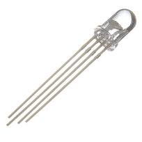 5mm RGB šviesos diodas (bendras katodas)