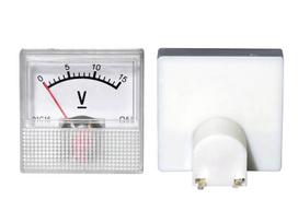 Panelinis rodyklinis voltmetras mini DC 15V