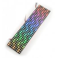 Elastinė LED RGB diodų matrica 8x32 - 256 LED - WS2812B