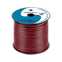 Kolonėlių kabelis CCA 2x1.5mm 1m