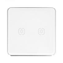 2 kanalų Sieninis jungiklis Tuya LS2 ZigBee